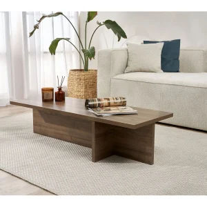 Harbor" houten salontafel – 120 x 45 x 30 cm – Notelaar Harbor" houten salontafel – 120 x 45 x 30 cm – Notelaar