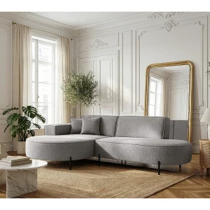 Hoekbank Parma Studio Hills voor de woonkamer, stof Quelle links lichtgrijs (83) Hoekbank Parma Studio Hills voor de woonkamer, stof Quelle links lichtgrijs (83)