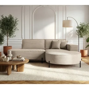 Hoekbank Parma Studio Hills, stof Poso, rechts, beige (02) Hoekbank Parma Studio Hills, stof Poso, rechts, beige (02)
