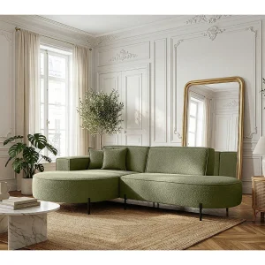 Hoekbank Parma Studio Hills, voor de woonkamer, stof Quelle, links, groen (38) Hoekbank Parma Studio Hills, voor de woonkamer, stof Quelle, links, groen (38)