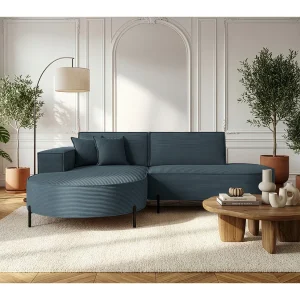 Hoekbank Parma Studio Hills, stof Poso, links, blauw (05) Hoekbank Parma Studio Hills, stof Poso, links, blauw (05)