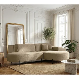 Hoekbank Parma Studio Hills, voor de woonkamer, Quelle, rechts, donkerbeige (18) Hoekbank Parma Studio Hills, voor de woonkamer, Quelle, rechts, donkerbeige (18)