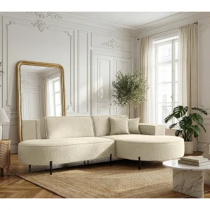 Hoekbank Parma Studio Hills, voor de woonkamer, stof Quelle, rechts, beige (06) Hoekbank Parma Studio Hills, voor de woonkamer, stof Quelle, rechts, beige (06)