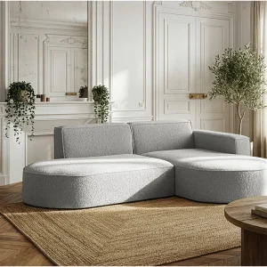 Hoekbank Parma Studio, voor de woonkamer, stof Quelle, rechts, lichtgrijs (83) Hoekbank Parma Studio, voor de woonkamer, stof Quelle, rechts, lichtgrijs (83)