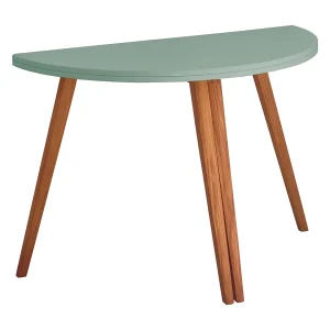 Halfronde uitschuifbare eettafel 120 cm Mawi Salie Groen