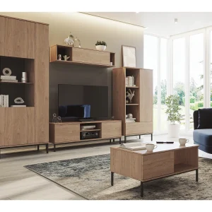 Grote woonkamerset Dallas II – Natuurlijk Hickory (5-delig) Grote woonkamerset Dallas II – Natuurlijk Hickory (5-delig)