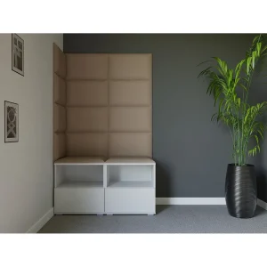 Halcombinatie Nela V – 100 cm – Mat Wit – Trinity 04 – Beige Halcombinatie Nela V – 100 cm – Mat Wit – Trinity 04 – Beige