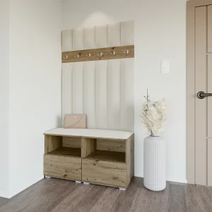 Halcombinatie Nela III LUX – 100 cm – Artisan Eiken – Trinity 01 – Crème Halcombinatie Nela III LUX – 100 cm – Artisan Eiken – Trinity 01 – Crème