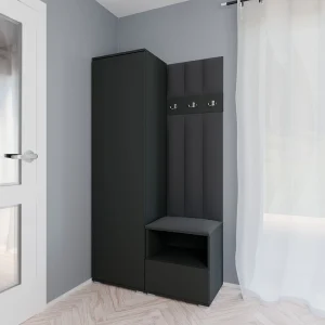 Halcombinatie Nela I LUX – 100 cm – Grafiet – Trinity 15 – Donkergrijs