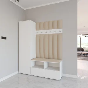 Halcombinatie Nela II LUX – 150 cm – Mat Wit – Trinity 04 – Beige Halcombinatie Nela II LUX – 150 cm – Mat Wit – Trinity 04 – Beige