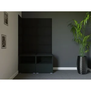 Halcombinatie Nela V – 100 cm – Grafiet – Trinity 16 – Zwart Halcombinatie Nela V – 100 cm – Grafiet – Trinity 16 – Zwart