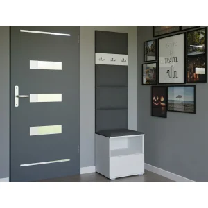 Halcombinatie Nela IV – 50 cm – Mat Wit – Trinity 15 – Donkergrijs Halcombinatie Nela IV – 50 cm – Mat Wit – Trinity 15 – Donkergrijs