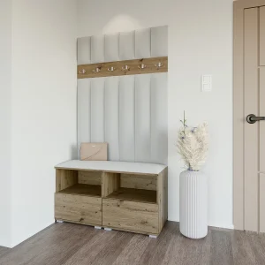 Halcombinatie Nela III LUX – 100 cm – Artisan Eiken – Trinity 32 – Lichtgrijs Halcombinatie Nela III LUX – 100 cm – Artisan Eiken – Trinity 32 – Lichtgrijs