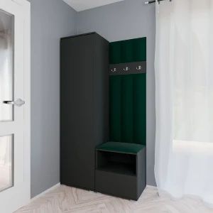 Halcombinatie Nela I LUX – 100 cm – Grafiet – Trinity 28 – Flessengroen