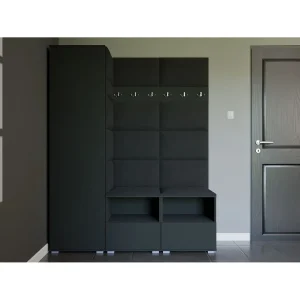 Halcombinatie Nela II – 150 cm – Grafiet – Trinity 16 – Zwart