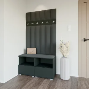 Halcombinatie Nela III LUX – 100 cm – Grafiet – Trinity 15 – Donkergrijs Halcombinatie Nela III LUX – 100 cm – Grafiet – Trinity 15 – Donkergrijs