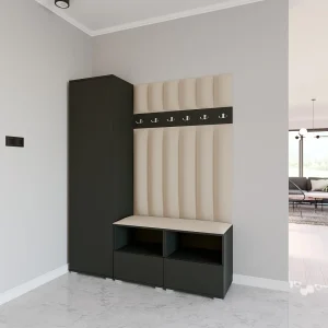 Halcombinatie Nela II LUX – 150 cm – Grafiet – Trinity 04 – Beige Halcombinatie Nela II LUX – 150 cm – Grafiet – Trinity 04 – Beige