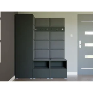 Halcombinatie Nela II – 150 cm – Grafiet – Trinity 15 – Donkergrijs