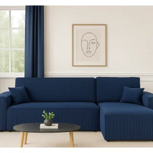 Hoekbank DENIS L met slaapfunctie 135×200 Poso 5