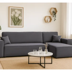 Hoekbank DENIS L met slaapfunctie 135×200 Riviera 95