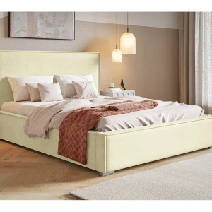 Gestoffeerd bed 140×200 met opbergruimte Sydney – metalen lattenbodem, fluwelen Beige (Amor Velvet 4323) Gestoffeerd bed 140×200 met opbergruimte Sydney – metalen lattenbodem, fluwelen Beige (Amor Velvet 4323)