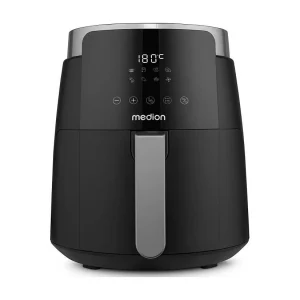 Heteluchtfriteuse MEDION MD13030 4,7L Roestvrij Staal 1500W Digitaal 8 Programma's 80-200°C