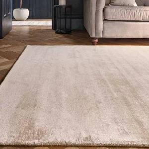 Handgeweven tapijt van viscose – 120x170cm – Crème – Blade Handgeweven tapijt van viscose – 120x170cm – Crème – Blade