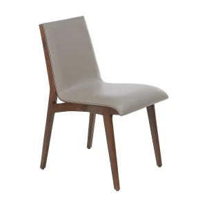 Gestoffeerde eetkamerstoel met eco-leer bekleding 4070 ANGEL CERDA