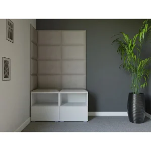 Halcombinatie Nela V – 100 cm – Mat Wit – Trinity 01 – Crème Halcombinatie Nela V – 100 cm – Mat Wit – Trinity 01 – Crème