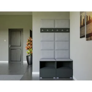 Halcombinatie Nela III – 100 cm – Grafiet – Trinity 32 – Lichtgrijs Halcombinatie Nela III – 100 cm – Grafiet – Trinity 32 – Lichtgrijs