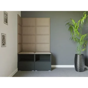 Halcombinatie Nela V – 100 cm – Grafiet – Trinity 04 – Beige Halcombinatie Nela V – 100 cm – Grafiet – Trinity 04 – Beige