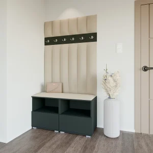 Halcombinatie Nela III LUX – 100 cm – Grafiet – Trinity 04 – Beige Halcombinatie Nela III LUX – 100 cm – Grafiet – Trinity 04 – Beige