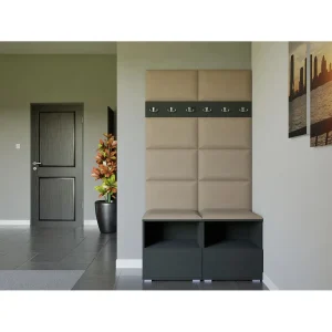 Halcombinatie Nela III – 100 cm – Grafiet – Trinity 04 – Beige Halcombinatie Nela III – 100 cm – Grafiet – Trinity 04 – Beige