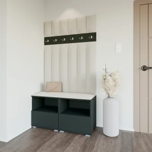 Halcombinatie Nela III LUX – 100 cm – Grafiet – Trinity 01 – Crème Halcombinatie Nela III LUX – 100 cm – Grafiet – Trinity 01 – Crème