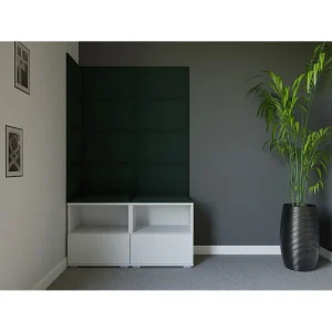 Halcombinatie Nela V – 100 cm – Mat Wit – Trinity 28 – Flessengroen Halcombinatie Nela V – 100 cm – Mat Wit – Trinity 28 – Flessengroen