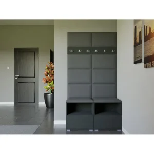 Halcombinatie Nela III – 100 cm – Grafiet – Trinity 15 – Donkergrijs Halcombinatie Nela III – 100 cm – Grafiet – Trinity 15 – Donkergrijs