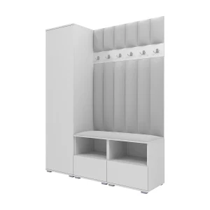 Halcombinatie Nela II LUX – 150 cm – Mat Wit – Trinity 32 – Lichtgrijs Halcombinatie Nela II LUX – 150 cm – Mat Wit – Trinity 32 – Lichtgrijs