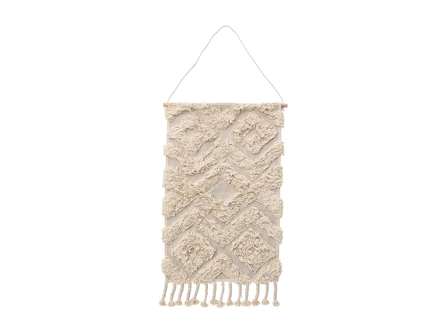 Hilda wanddecoratie katoen offwhite.