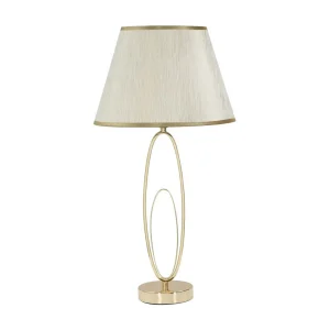 Gouden metalen tafellamp Ø 30×58 cm Gouden metalen tafellamp Ø 30×58 cm
