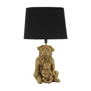 Gouden hars tafellamp Ø cm 26×43.8 Gouden hars tafellamp Ø cm 26×43.8