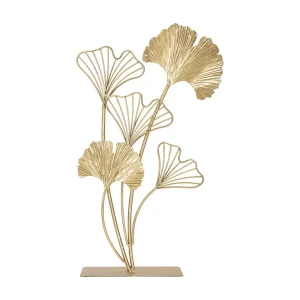 Gouden metalen sculptuur 26×11,5×44,5 cm Gouden metalen sculptuur 26×11,5×44,5 cm