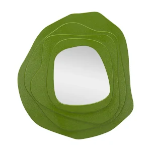 Groene wandspiegel 90x4x97 cm