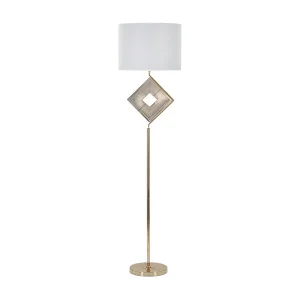 Gouden metalen staande lamp Ø 40×161 cm
