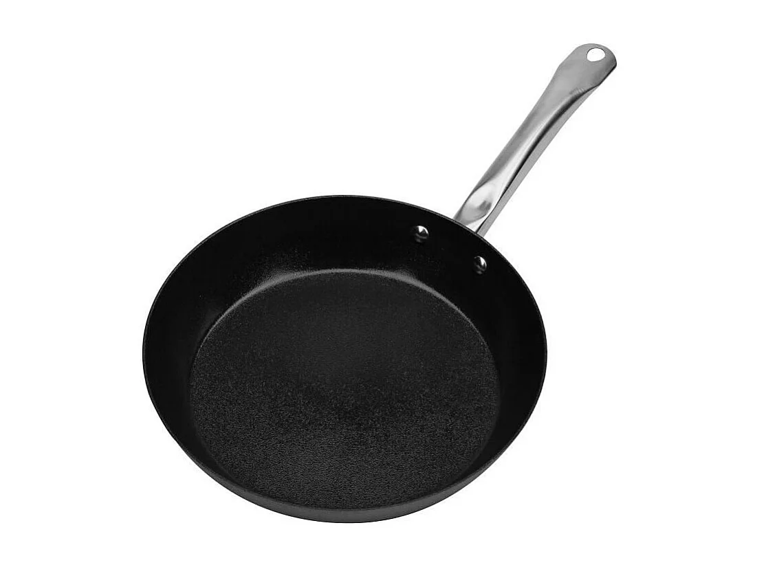 GSW AVANTI koolstofstalen koekenpan 28 cm - Geklonken handvat, inductie, oven- en vaatwasmachinebestendig
