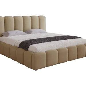 Gestoffeerd bed 140×200 Florent – Tweepersoonsbed met metalen lattenbodem, fluweel – Bruin (Magic Velvet 2206) Gestoffeerd bed 140×200 Florent – Tweepersoonsbed met metalen lattenbodem, fluweel – Bruin (Magic Velvet 2206)