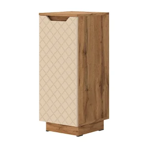 Halfhoge kast eiken/kasjmier met tegelstructuur 33.4x35x81.9 lotta Halfhoge kast eiken/kasjmier met tegelstructuur 33.4x35x81.9 lotta