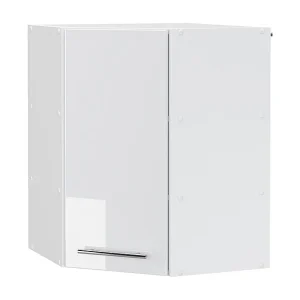 Hoek hangkast wit hoogglans 57×34.1×72 fame-line Hoek hangkast wit hoogglans 57×34.1×72 fame-line