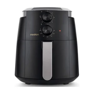 Heteluchtfriteuse MEDION MD13020 1500W 4,7L Timer 60min Temperatuur 80-200°C Zwart