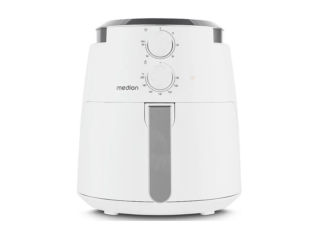 Heteluchtfriteuse MEDION MD13020 1500W, 4,7L, Timer 60 min, Temperatuur instelbaar tot 200°C, Wit