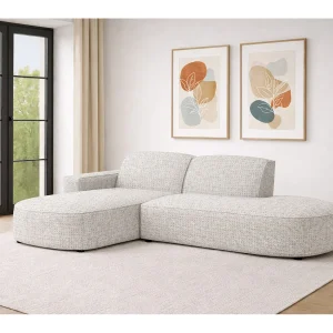 Hoekbank Cursal Atelier, stof Artico, nata, links
